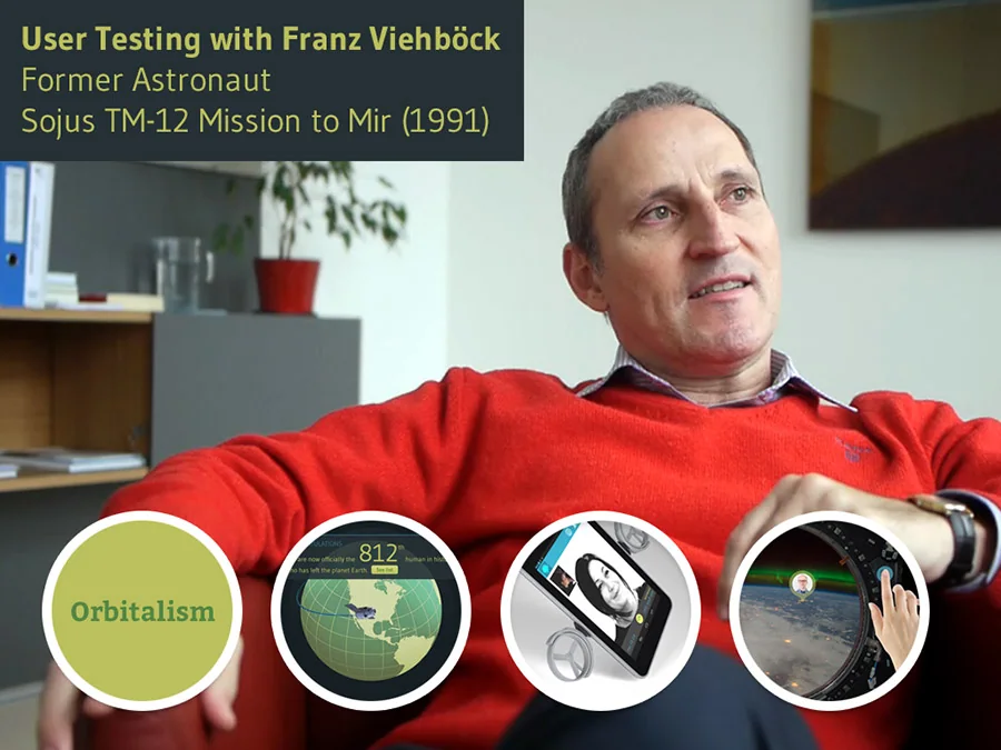 Testing the space-tourism experience with astronaut Franz Viehböck