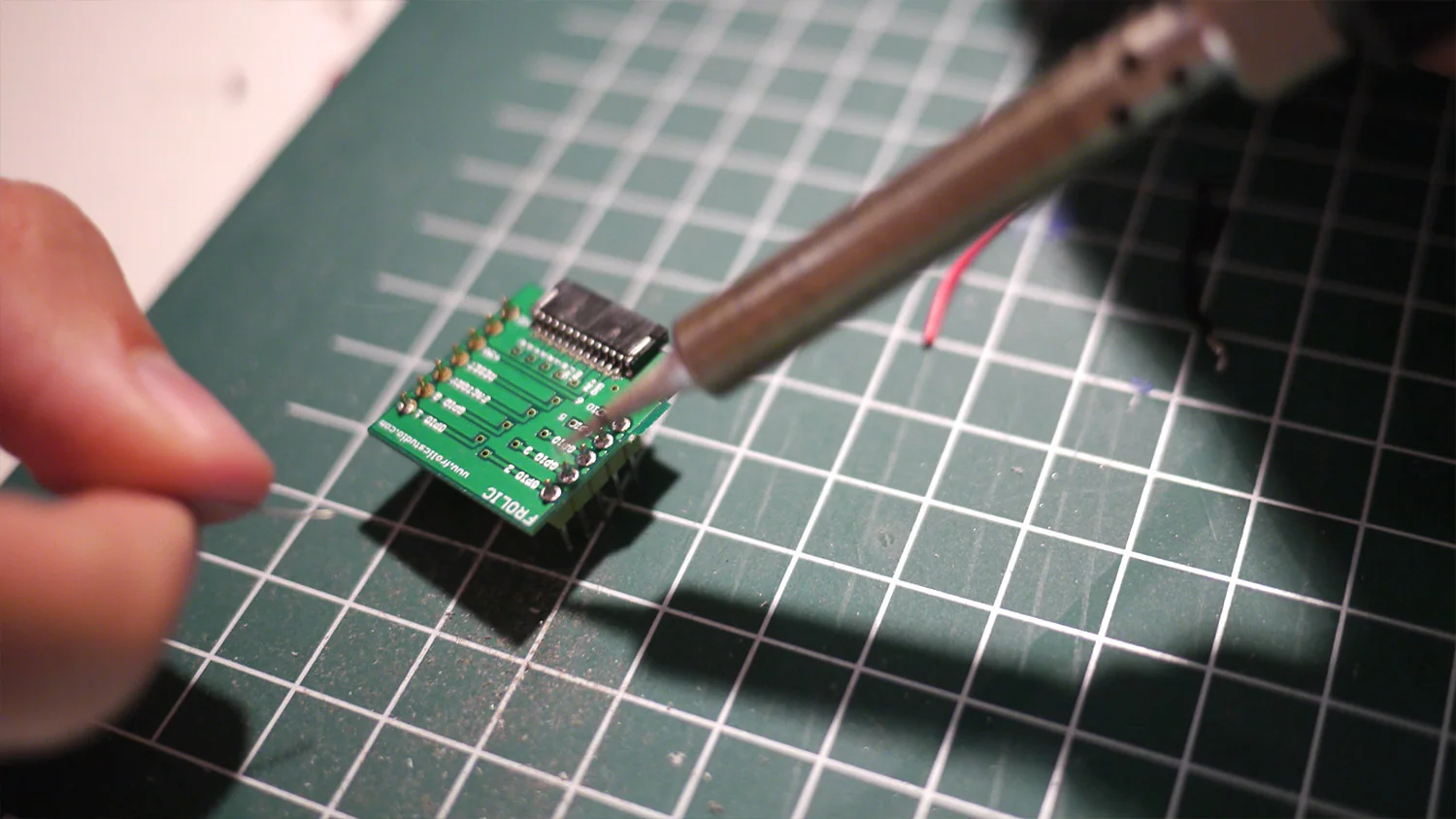 Soldering the Bluetooth and Arduino electronics