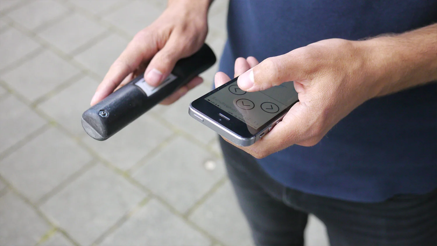 Testing directional vibration with a custom iPhone app